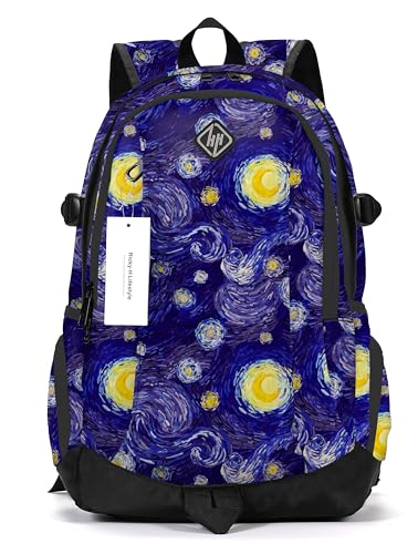 Image of rickyh style School Backpack Travel Bag for Men & Women Lightweight College Back Pack with Laptop Compartmen