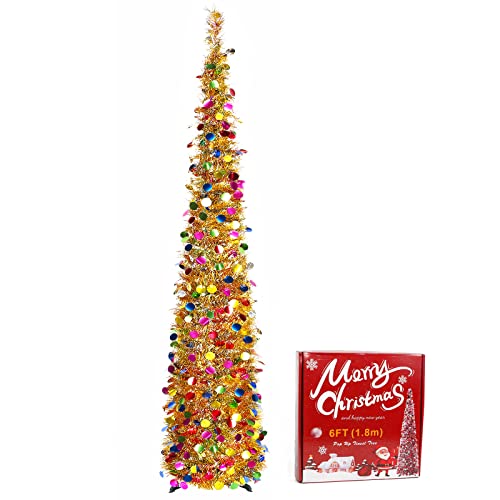 Gonna Per Albero Di Natale In Peluche Con Paillettes Fiocco Di Neve, Diametro 90/122 Cm, Oro/argento
