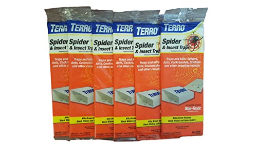 Terro T3206 Spider & Insect Trap (6 Packs = 24 Traps) #TOP1