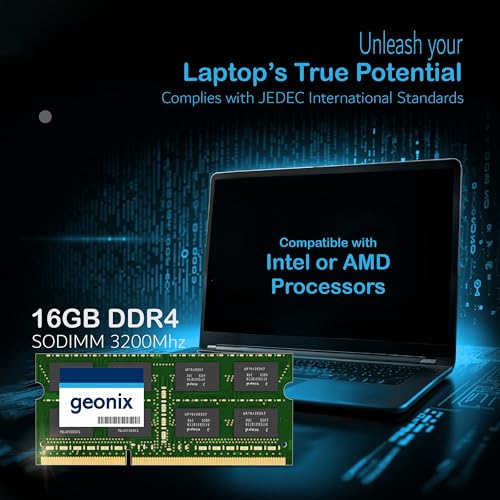 Image of Geonix 16GB DDR4 Laptop RAM 3200 Mhz, 5 Years Warranty