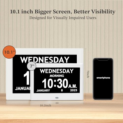 10.1 Extra-Large HD Dementia Clock