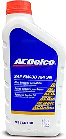 Oleo De Motor 5w30 ACDelco Sintético Api SN 98550168 1lt
