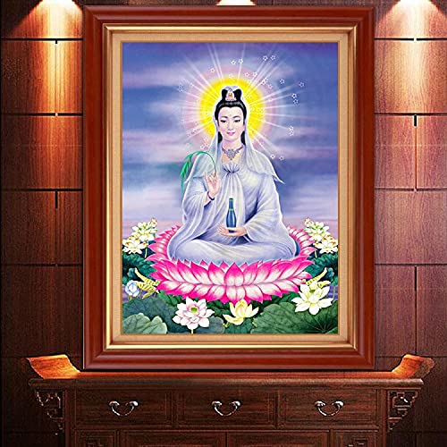 Broderie diamant kit complet Bouddha à offrir pour passionné de déco