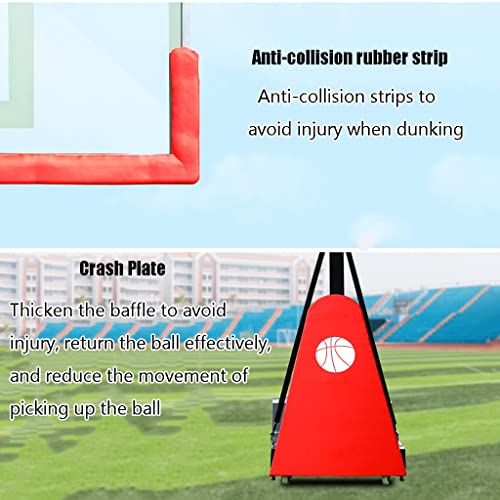 Adult And Youth Liftable Basketball Hoop, 3-7M Hand Adjustable Basketball Stand, Indoor And Outdoor Mobile Basketball Hoop #TOP5