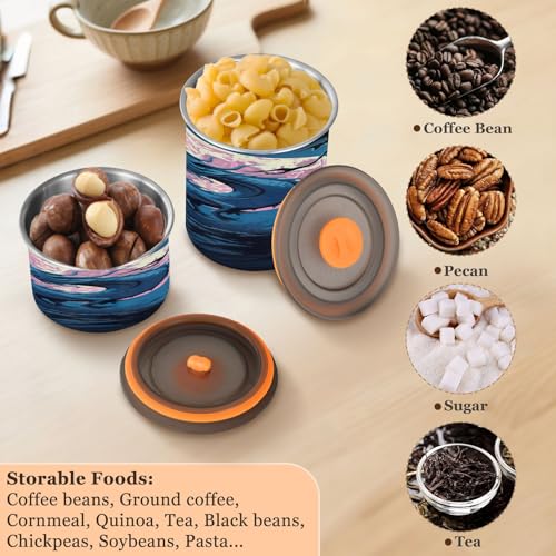 Contenedor Hermético de Acero Inoxidable para Café 17oz miniatura 6