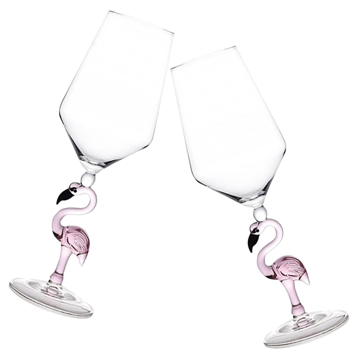 Verres à vin délicat lot de 2 résistant à l'usure rose
