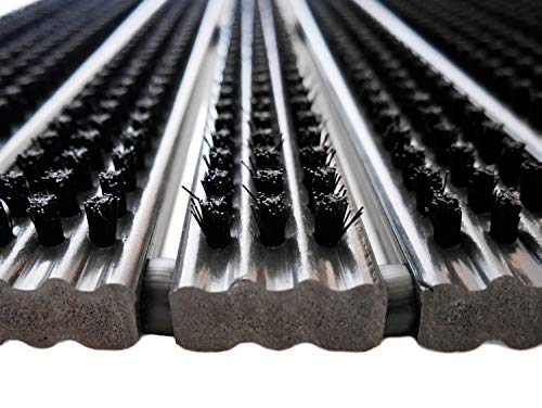 B??rstenmatte/Schuhabstreifer Atlantik (59x38,5) das Original von B? MAG - witterungsbest??ndig da Kunststoff und PVC-Borste - Perfekter Fussabstreifer f??r den Innen- und Aussenbereich!