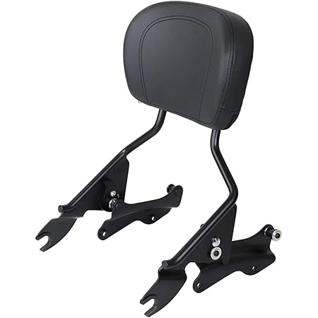 XMT-Moto Detachables Sissy Bar Upright W/Backrest Pad Fits For Harley Davidson Touring Road Glide Fltrx Electra Glide Flht Road King Flhr Street Glide Flhx 2009 Later Vivid Black - View #7