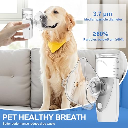 image for FirsTnox Nebulizer Machine for Veterinary,Portable Handheld 2026 Mesh 