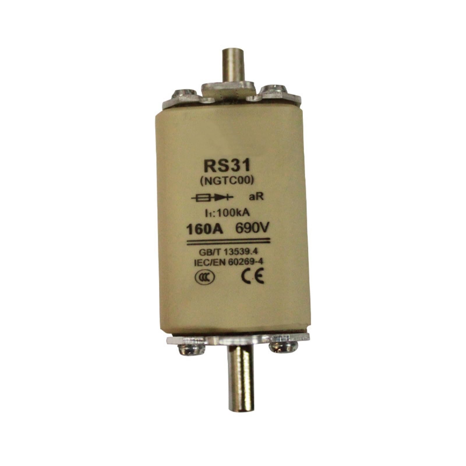 Fusible rapide 160A 690V RS31 AR pour protection industrielle