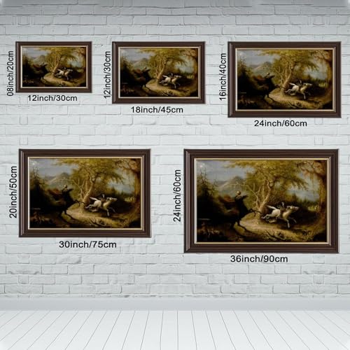 Toile Sleepy Hollow John Quidor, scène dynamique pour décoration murale - 2