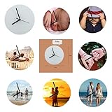 Reloj de Pared de Cristal Personalizado con Foto, Personaliza Tus Propios Regalos con Foto y Texto en el Reloj de Pared (M) Reloj de Pared de Cristal Personalizado con Foto, Personaliza Tus Propios Regalos con Foto y Texto en el Reloj de Pared (M)