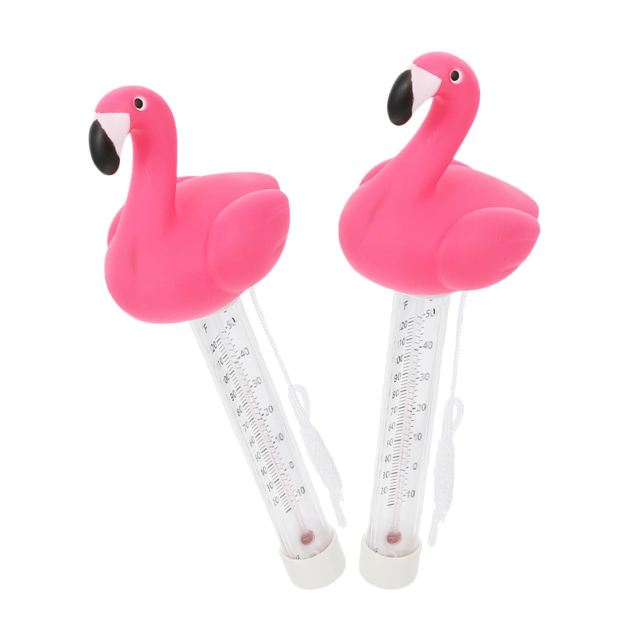 BESPORTBLE 2pcs Floating Pool Thermometer for Spa and Hot Tub, Large Easy-Read Water Temperature Gauge, Sturdy Outdoor Bath and Pond Temperature Measuring Tool
