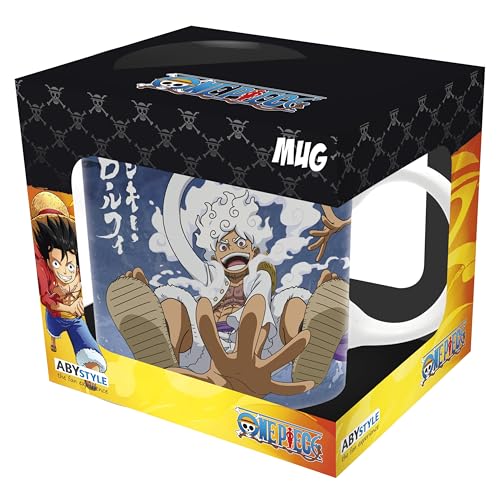 Mug Cerámico ABYSTYLE One Piece Luffy Nika 320ml miniatura 4