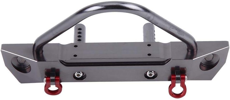RC Car Front Bumper, Aluminium Alloy Front Bumper for Axial SCX10 1/10 Remote Control Crawler Car Accessory Parts