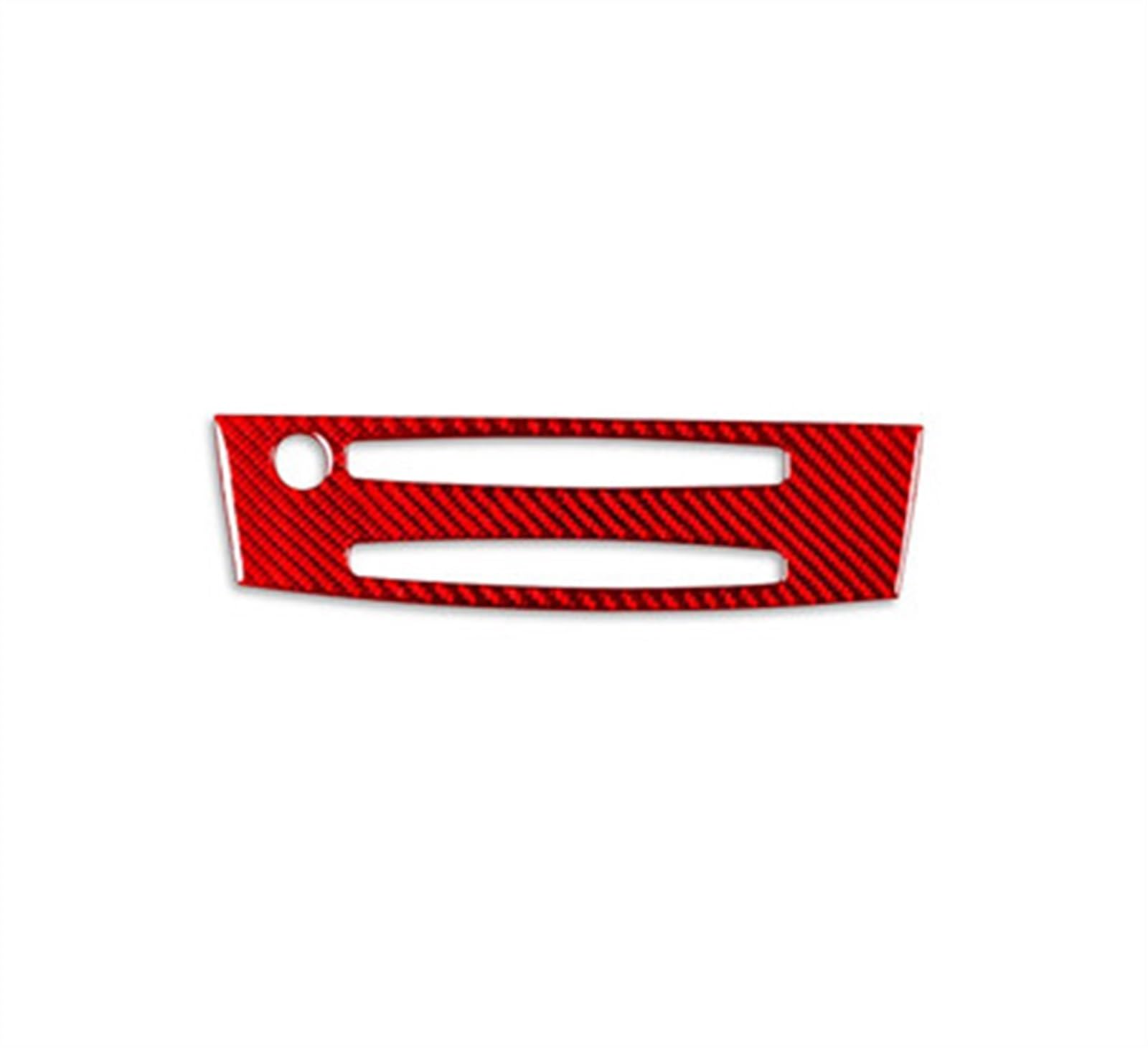 Piwine 13 Red Car Interior Accessories Cd Air Conditioning Control Panel Trim Decal Sticker For 5 Series E60 2004-2010