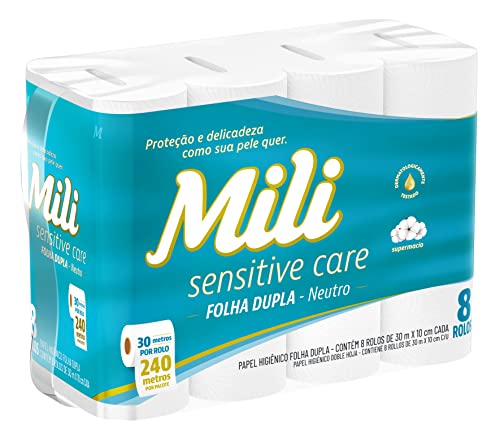 Mili Papel Hig 30M Pacote De 8