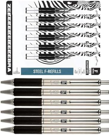 Zebra F-402 Ballpoint Pen, Retractable, 0.7mm | Meses Sin Interés