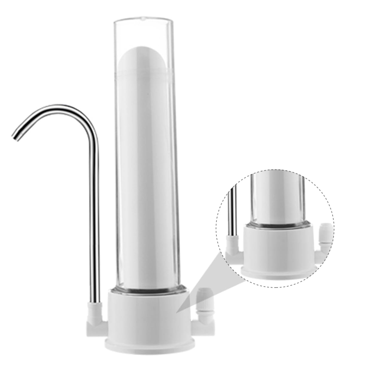 Veemoon 1 Juego Purificador De Agua Colador De Bañera Montaje De Grifo De Filtrado De Agua Potable Grifo Del Lavabo Del Baño Filtro De Bañera Metal Filtrar Herramienta