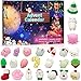 24 Pezzi Giocattolo del Calendario di Natale,Squishy Slow Rising Giocattolo,Squishy Toys,Natale Conto Alla Rovescia Calendario Giocattolo,Mini Squishy (A)