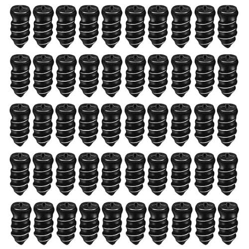 Image of (50 Pc's) Tire Repair Rubber Nail Car Tire Repair Nails Tire Repair Rubber Screws Fast Tire Repair Tool for Car Motorcycle Tire Puncture Repair, Black
