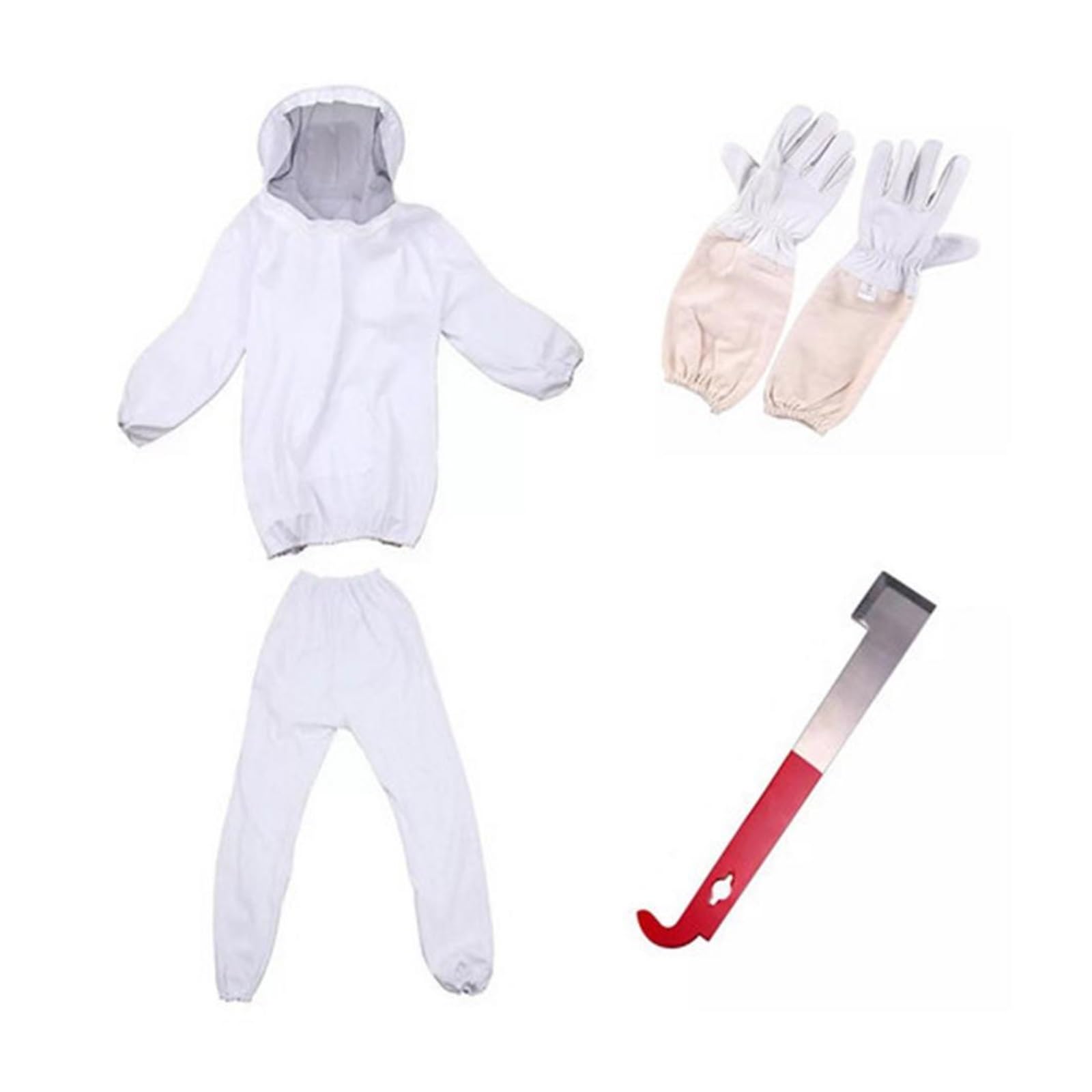 Full Body Beekeeping Clothes Professional Bee Beekeeping Suit Safty Mesh Hat Beekeeping Accessory