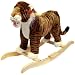 Happy Trails Tiger Plush Rocking Animal