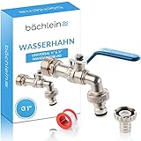 Bächlein Universal Auslaufhahn mit Reduzierungs-adapter für 1