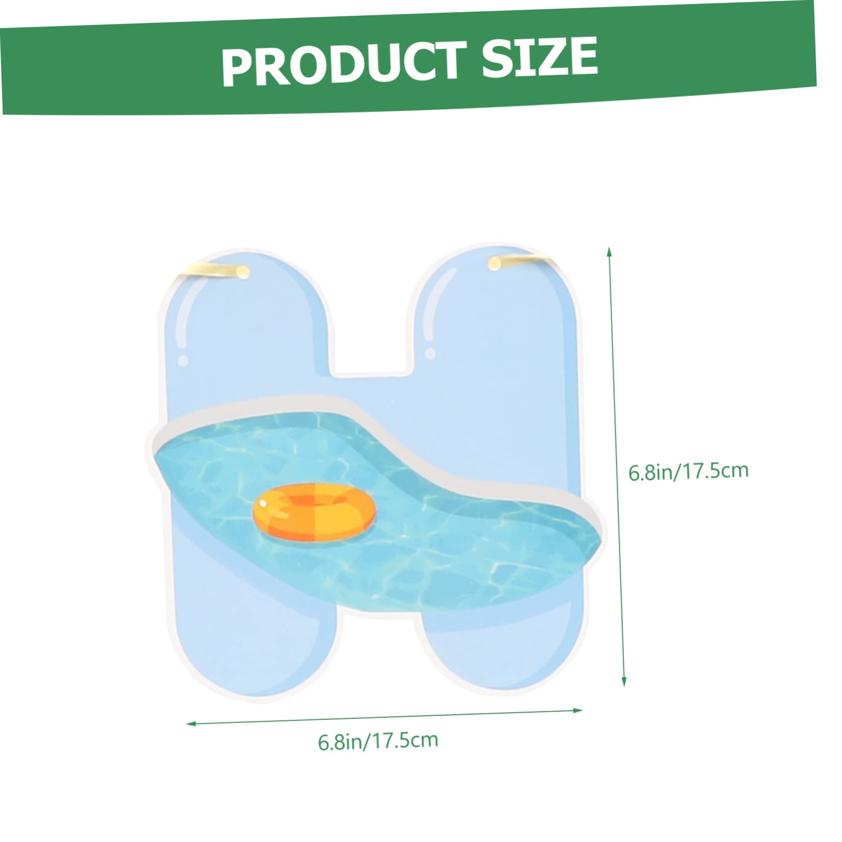 Garneck Birthday Banner Beach Theme Tropical Party Decorations Hawaiian Style Pull Flag