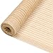 vidaXL Zaunblende Tennisblende Sichtschutz Zaun Netz Schattier Gewebe Windschutz Schattiernetz Garten Balkon Terrasse Beige 1,2x50m HDPE 195g/m²