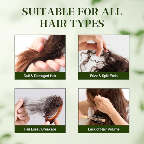 EELHOE Batana Oil for Hair Growth Dr Sebi Organic 100% Raw Batana Oil Serum and Castor Oil for Thicker Stronger Pure Natural Hair Strengthening Oil for Women Men