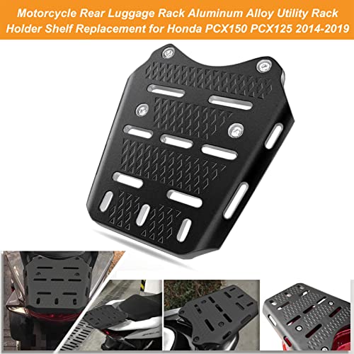 Tempaky Rack de bagagem traseiro da motoleta liga de alumínio utilitário rack titular substituição p
