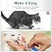 6 Stücke Tablettengeber für Katzen, Medikamenten Feeder Pet Pusher, Katzen Tabletten Verabreichen, Haustier Pet Pillenwerfer Wiederverwendbare Pusher Tablet, Pill Assist Katze für Katzen kleine Hunde