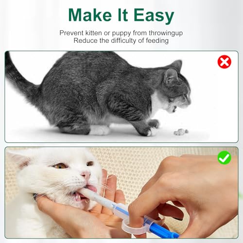 6 Stücke Tablettengeber für Katzen, Medikamenten Feeder Pet Pusher, Katzen Tabletten Verabreichen, Haustier Pet Pillenwerfer Wiederverwendbare Pusher Tablet, Pill Assist Katze für Katzen kleine Hunde