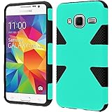 HR Wireless Samsung Galaxy Prevail LTE G360 Core Prime Dynamic Cover Case - Retail Packaging - Teal/Black