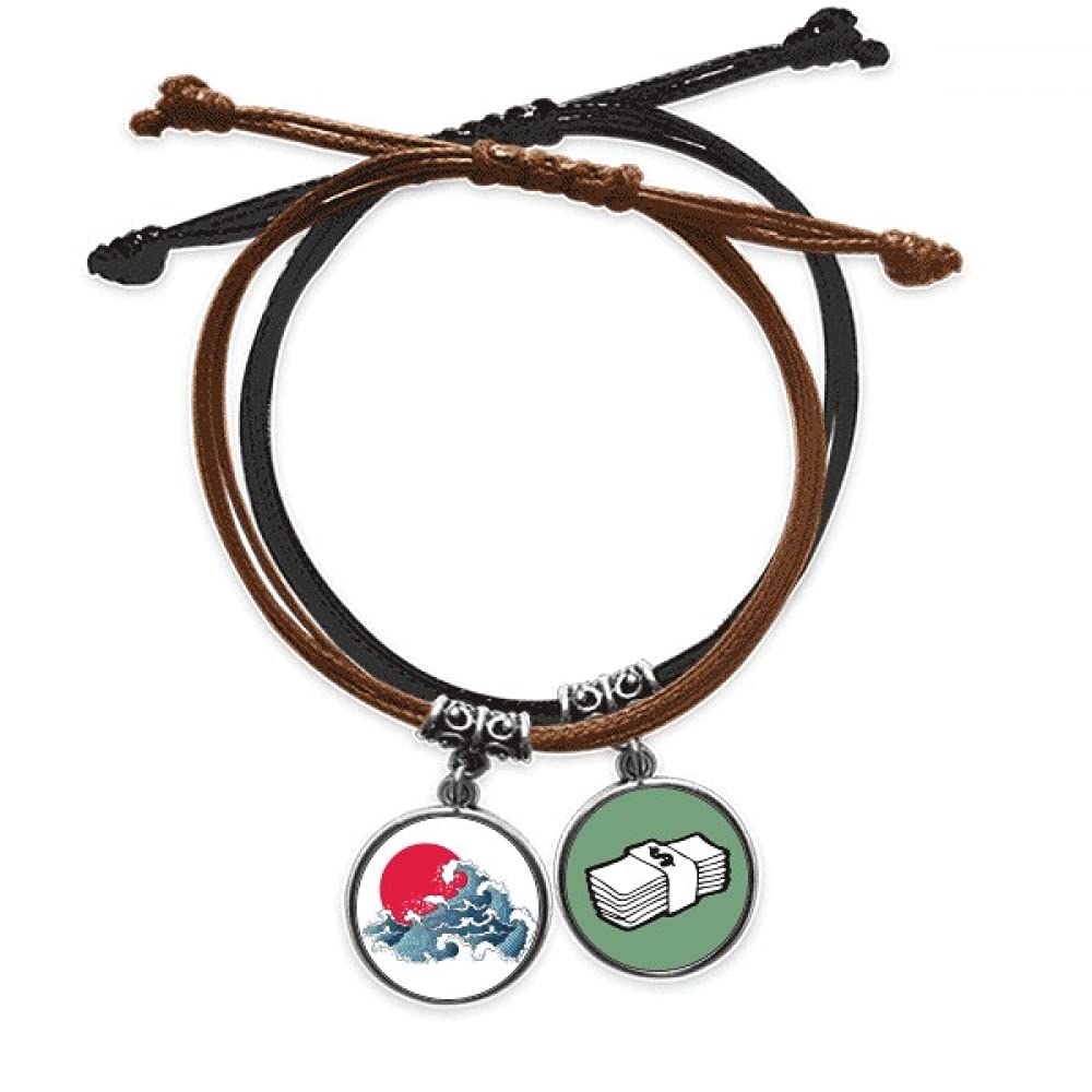 Pulsera ligera Japón Rojo Sol ajustable que no daña tu piel 3