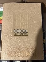 D78 Dodge Engineering Catalog 1878-1978 Dodge Centennial B003V7RCRI Book Cover