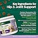 Petnc Hip & Joint Health Supplement for Dogs (90 Chews), Glucosamine Chondroitin MSM Dog Chews with Hyaluronic Acid, Liver Flavored Bone & Joint Support Supplement, For All Breeds