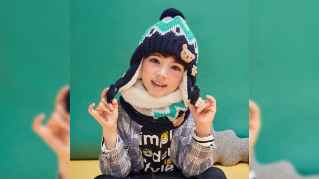 DORRISO Leuke Meisjes Jongens Caps Sjaal Handschoen Set Herfst Winter Lente Kinderen Pasgeboren Baby Caps Sjaal met Handschoen Baby Gebreide Warme Wollen Caps 1-6 Jaar Oud Grijs