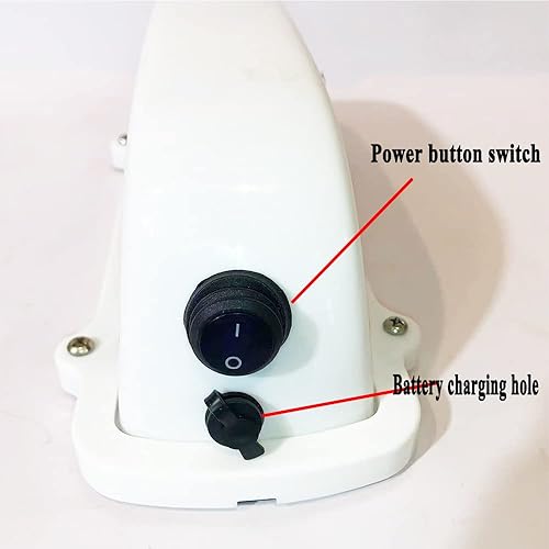 Miniatura 4 de Señal de taxi LED azul y verde para techo con batería recargable USB, base magnética impermeable (azul)