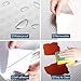 VEELIKE Kitchen Backsplash Wallpaper Stickers Oil Proof Waterproof Sticker Stainless Steel Contact Paper Self Adhesive Waterproof Aluminum Foil Stove Stickers Kitchen Wall Stickers 15.7