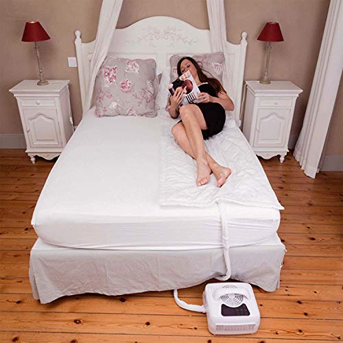 Cooling and Heating Mattress Pad for Bed- Individual Temperature Control, Great Sleep Enhancement, Wireless Remote Integration (Half Queen 80" x 30")