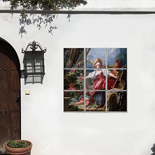 Carreaux Céramique Décoratif Fragonard 45x45 cm pour crédence