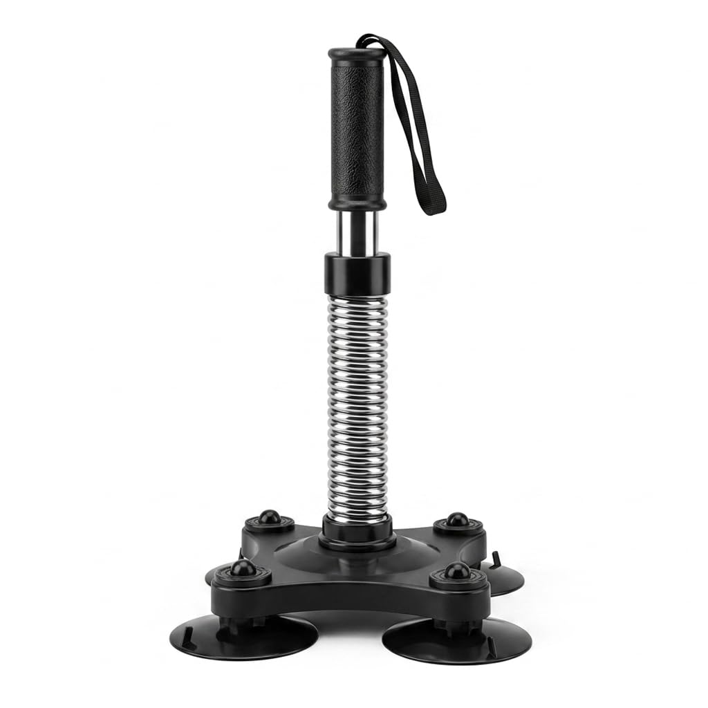 EMNDR Arm Wrestling Trainer & Grips Wrist Exerciser with 8mm Carbon Steel Spring for Forearm Strength and Muscle Developer Home Fitness, 35-40 LB, Black, 1 Pack-image-37