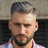 Voloria Toupee for Men Hair Replacement System European Human Hairpieces with 10"x8" Super Thin Fren