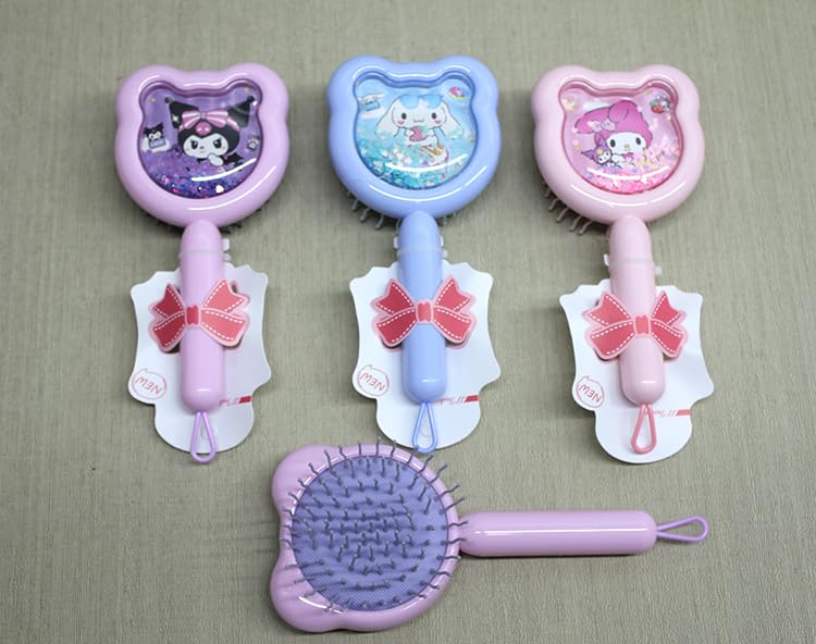 chermik Kuromi My Melody Cinnamon Saç Tarağı, 20 cm, CHRMK4957, Karışık Renkli