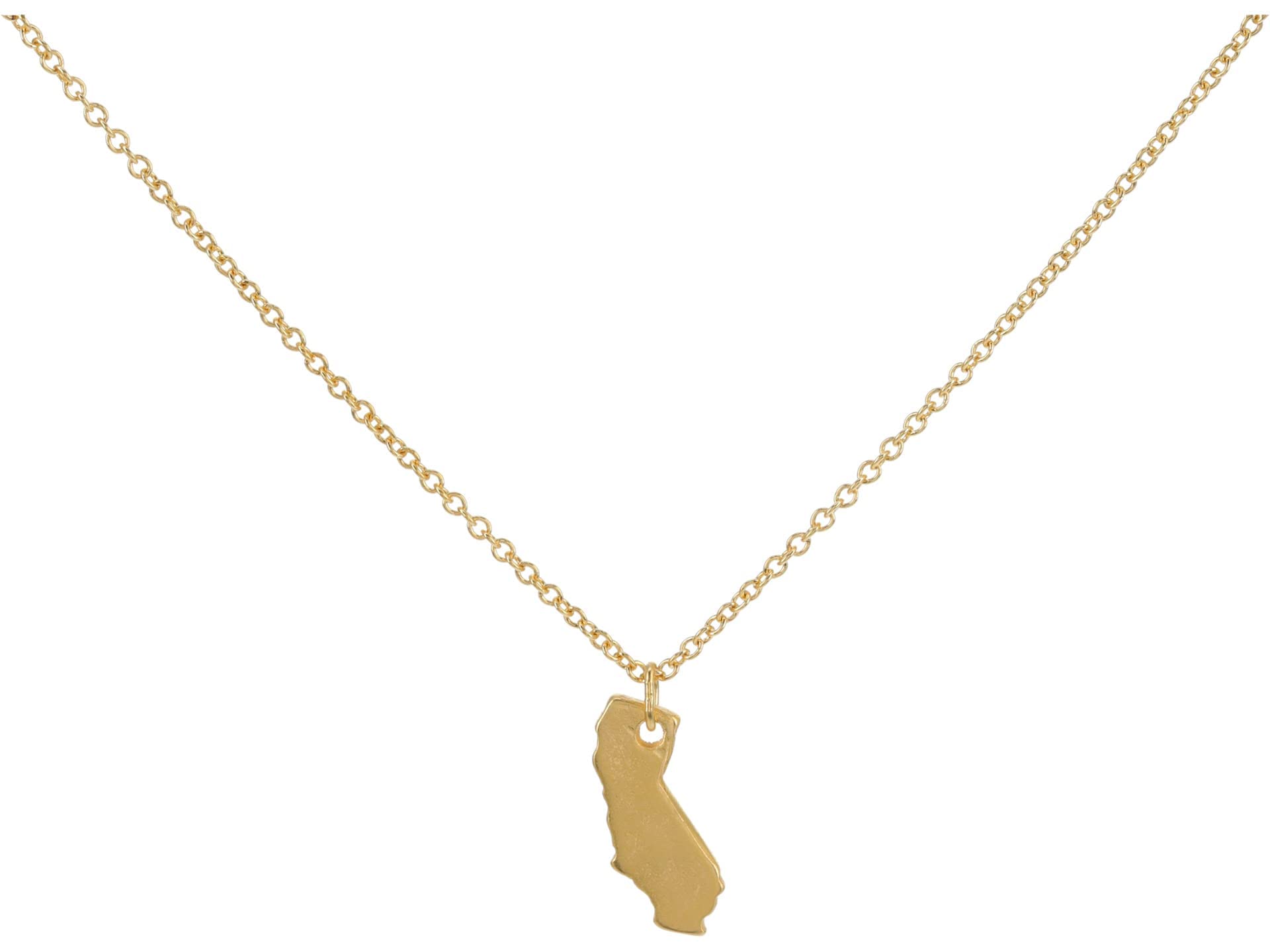 DogearedI Love California Necklace Gold One Size