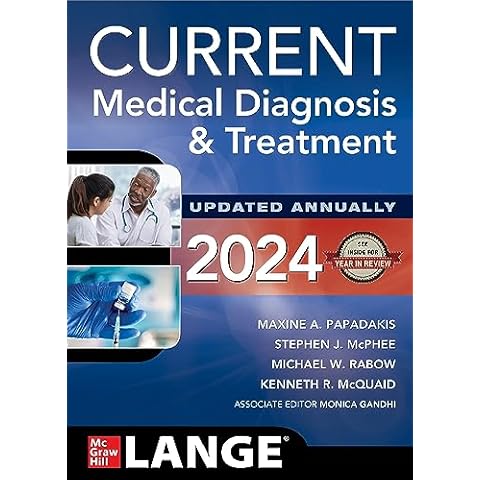 CURRENT Medical Diagnosis and Treatment 2024 Cover