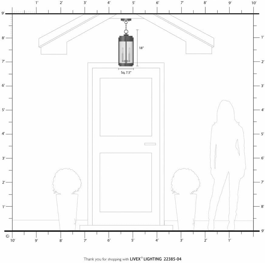 Brushed Nickel and Smoked Glass Outdoor Pendant Lantern