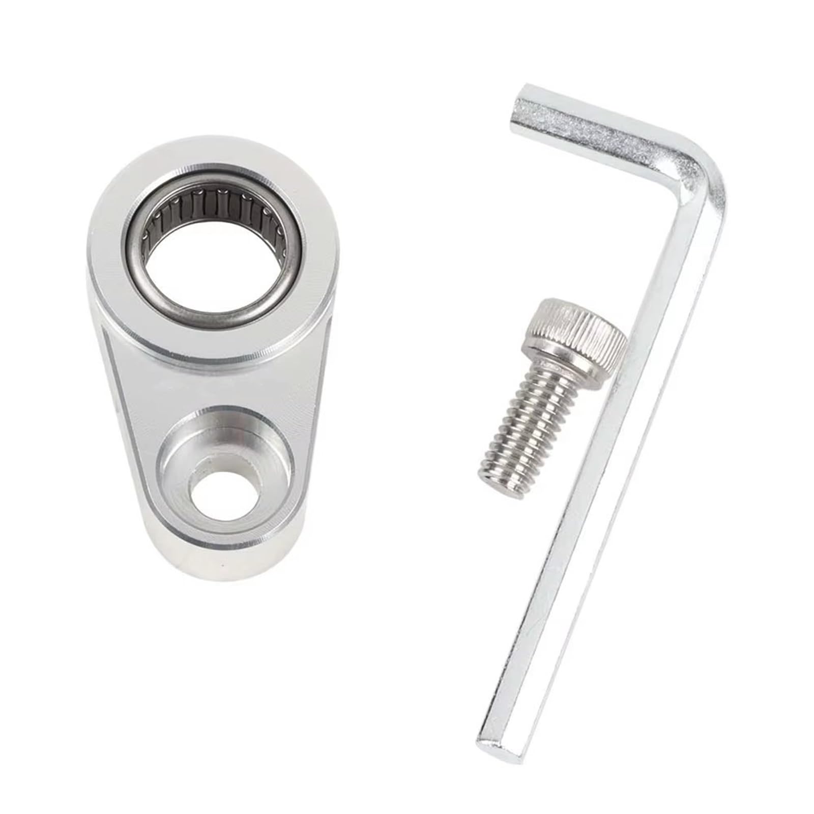 Xdetgok Silver Shift Stabilizer Compatible With Voge For Ds525x For 525Dsx For Dsx525 Motorcycle Gear Shifter Lever Stabilizer Shift Support Accessories